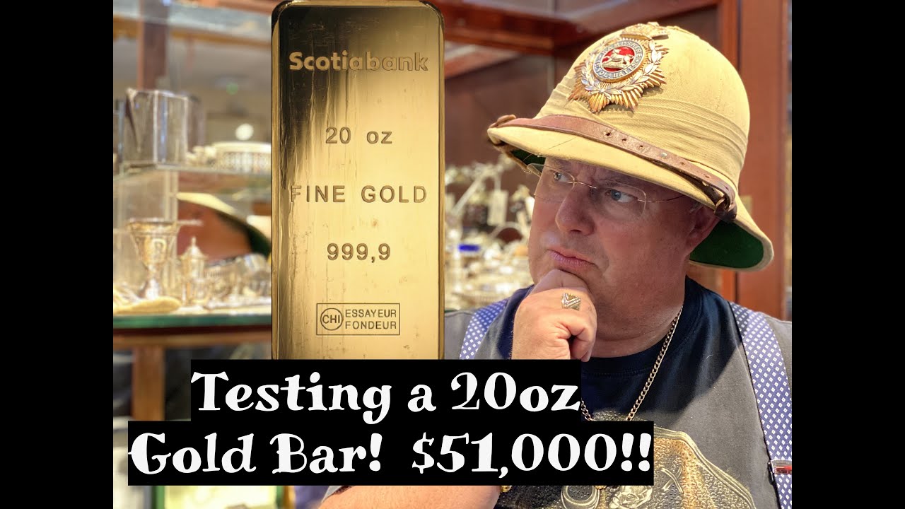 Testing a 20oz Gold Bar Worth $51,000